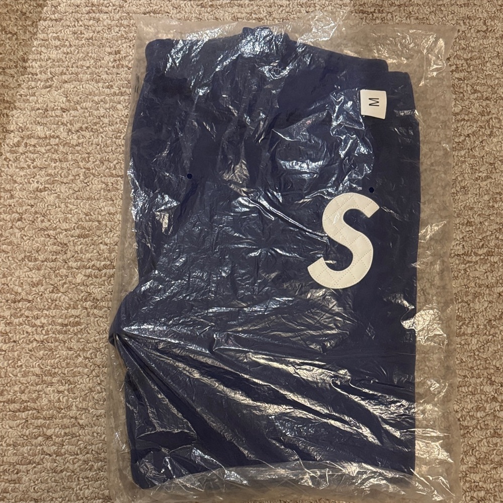 Supreme S logo sweatpants royal blue